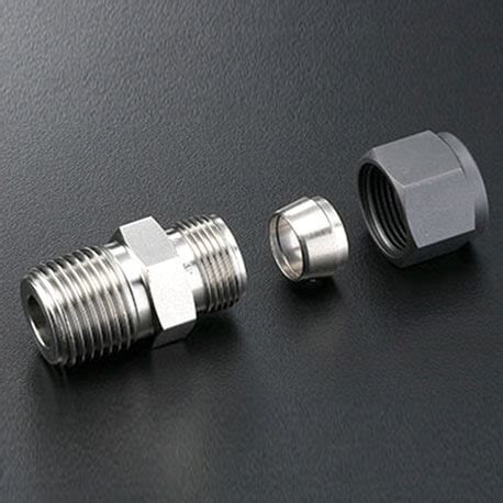 Stainless Steel Compression Tube Fittings, SS Instrumentation Tube ...