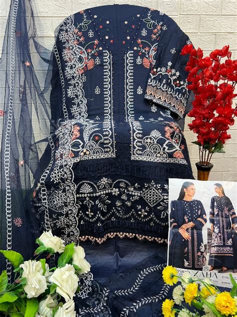 Zaha Lazinah Vol-1 Wholesale Indian Pakistani Salwar Suits - textiledeal.in