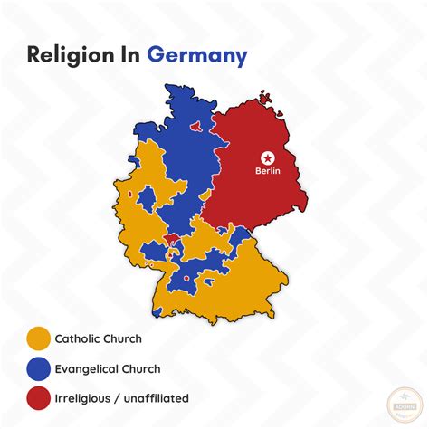 Map Of Denominations In Germany