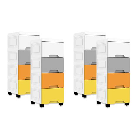 Kuber Industries (Set of 4) 4-Layer Multi Storage Drawer Organizer - C ...