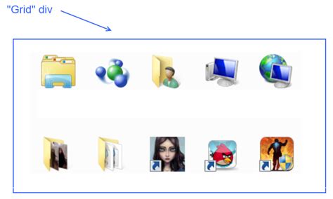 JavaScript Grid Control 的图像结果