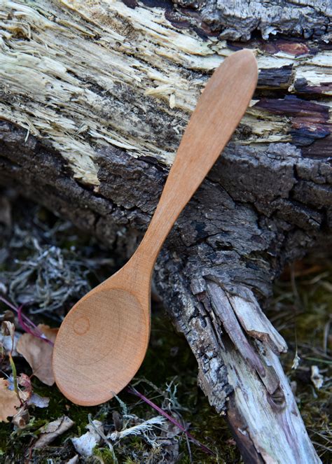 Cuillère en bois de cerisier, env. 17 x 4 cm | Battle-Merchant ⚔