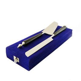 Grehom Cake Server Set - Black Fusion (2 piece set) | Grehom India