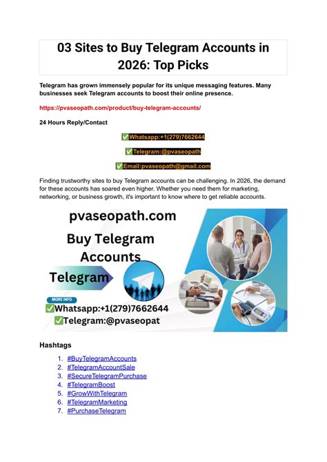PPT - 03 Sites to Buy Telegram Accounts in 2026_ Top Picks PowerPoint ...
