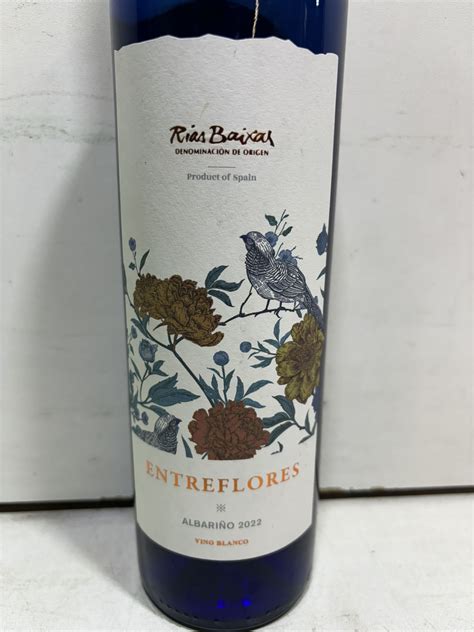 5 X Bottles Of Entreflores Albarino 75Cl White Wine 202213% VolThis lot ...