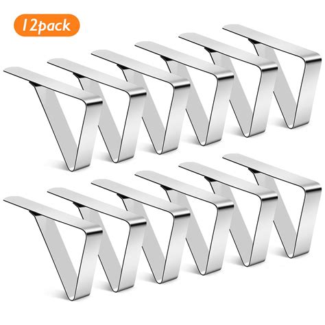 Tablecloth Clips, Stainless Steel Tablecloth Clips Ideal Clips for Home ...