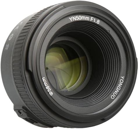 Nikon Af-S Nikkor 50 Mm F/1.8G Prime Lens for DSLR Camera - Black ...