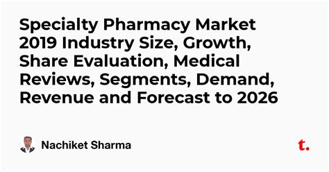 Specialty Pharmacy Market 2019 Industry Size, Growth, Share Evaluation ...