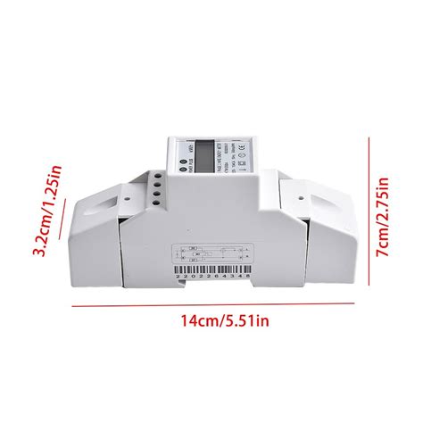 1x Din-rail Energy Meter Guide Type Kwh Single Phase | Ubuy India