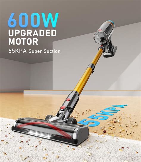 MBYULO Cordless Vacuum Cleaner 600W 55Kpa Stick Vacuum,Up India | Ubuy