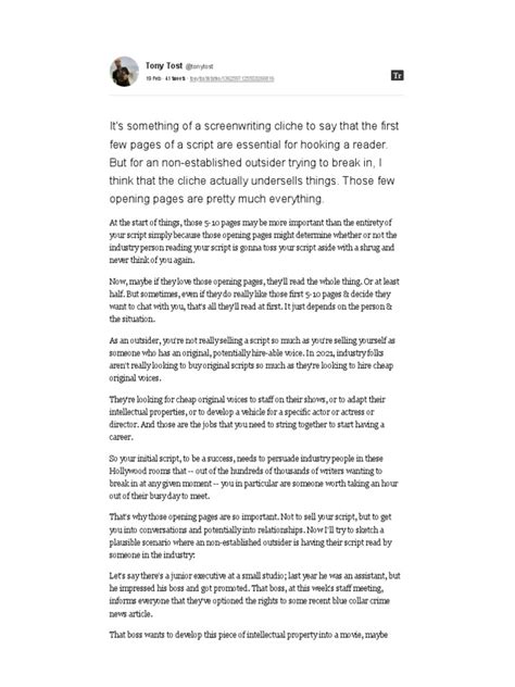 Image result for Script Layout First Page