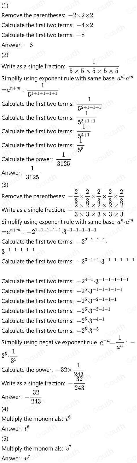Solved: 1. Nyatakan perkalian berulang berikut dalam perpangkatan a ...