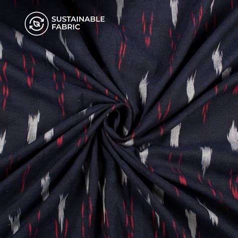 Pre-Washed Pochampally Ikat Weave Cotton Fabric – Fabcurate