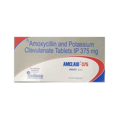 Buy Amclaid 375mg Tablet 6'S – Oralkart