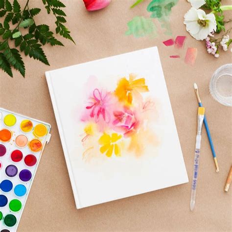 Get Inspired With This DIY Watercolor Sketchbook - Brit + Co