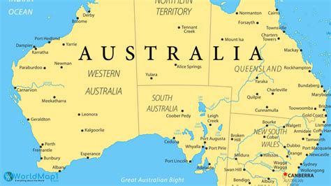 Map Of Australia Interactive