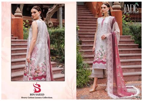 Jade Bin Saeed Vol-9 – Karachi Dress Material: Textilecatalog