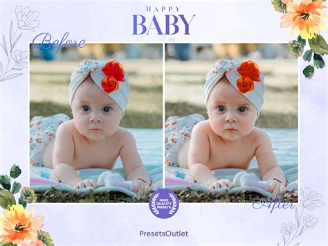 Newborn Baby Lightroom Presets – MasterBundles