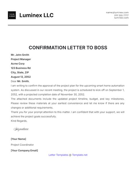 Free HR Employee Confirmation Letter Template to Edit Online