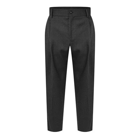 DOLCE AND GABBANA | Men's Slim Fit Tailored Trousers | Men | Dark Grey ...