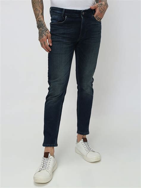 Ankle Length Jeans for Mens - Mufti Jeans