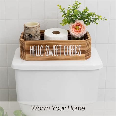 Cater1977 Cute Bathroom Decor Box - Back of Toilet Decor, India | Ubuy