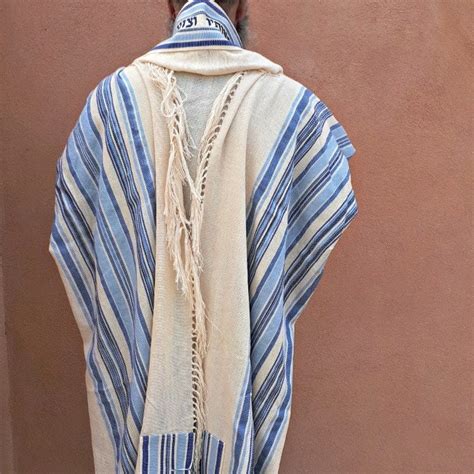 Tallit, Blue Prayer Shawl, Tallit Set, Prayer Shawl, Jewish Wedding ...