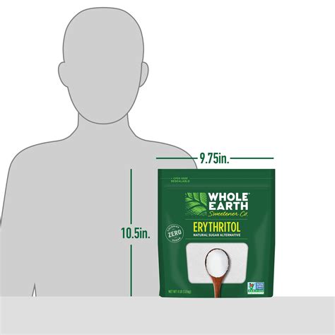 Buy Whole Earth Erythritol Zero Calorie Sweetener, 4 Lb. Bag Online at ...