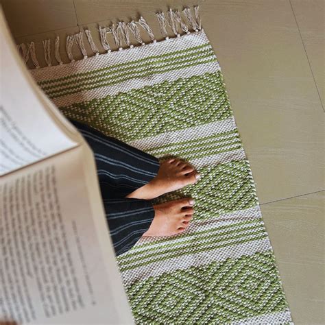 Luxe Loom Cotton Dhurrie | Floormat | 33X21 Inches – JASMEY HOMES