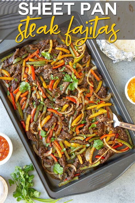 Damn Delicious Sheet Pan Steak Fajitas at Marilyn Coulter blog