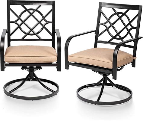 SUNCROWN Patio Metal Swivel Rocker Chairs Outdoor India | Ubuy