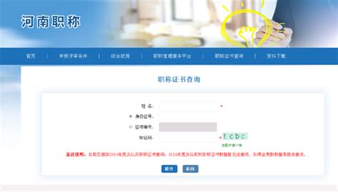 河南政务服务网如何查询个人证书