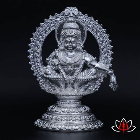 Divine Silver Lord Ayyappa Idol – The Symbol of Dharma and Devotion ...