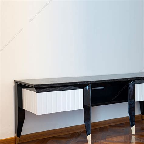 Atra TV Unit With Gold Leg for | | Della