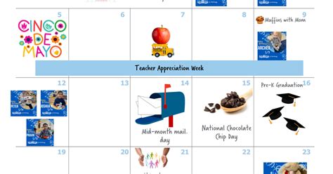 Monthly Activity Calendar - Kids 'R' Kids of Olentangy