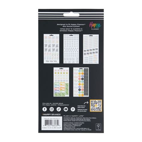Planner Essentials - 5 Sticker Sheets – Happy Planner
