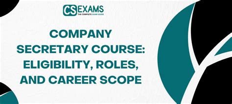 Company Secretary Course: Eligibility, Roles, and Career Scope - ICSI ...