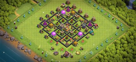 Best Base TH8 with Link, Anti 3 Stars Anti Everything - Town Hall Level ...