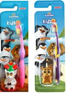 kodomo Kids Toothbrush, Pink And Purple Medium Toothbrush - Buy Baby ...