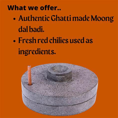 Indiana Organic Moong Dal Badi, Homemade Traditionally made on stone ...