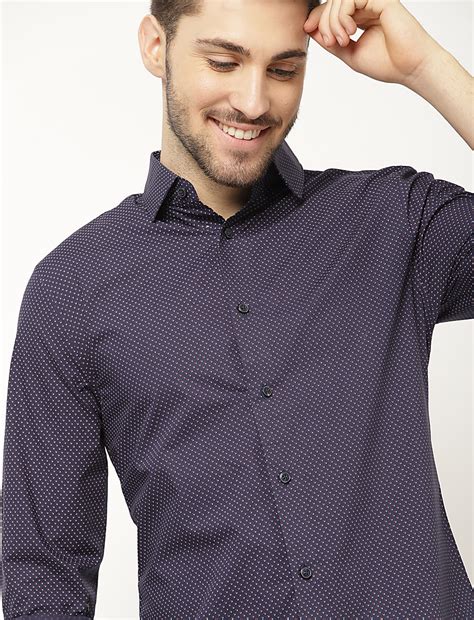 Buy Pure Cotton Printed Spread Collar Shirt at Marks & Spencer