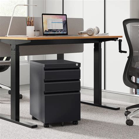 Buy DEVAISE 3 Drawer Mobile File Cabinet Under Desk Office, Fully ...
