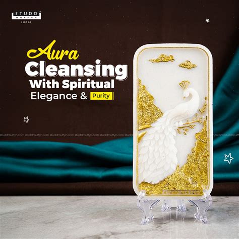 Peacock Aura Shuddhi Selenite Plate – studdmuffynlife
