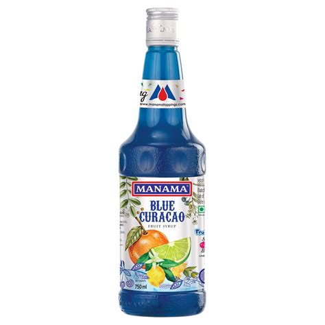 Manama Blue Curacao Flavoured Syrup, Fruit Twist for Mocktails and ...