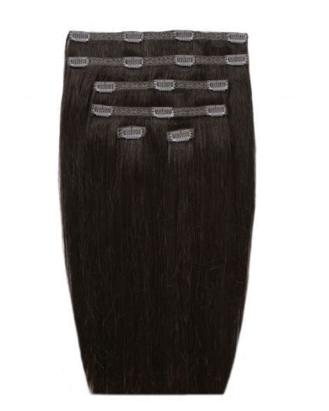 6 PCS Set Premium Clip In Extension | 100% Real Human Hair - Ridhaav ...