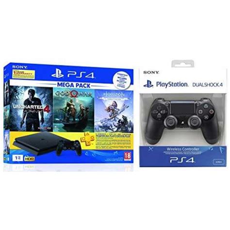 Sony PS4 1 TB Slim Console (God of War/Uncharted 4/Horizon Zero Dawn ...