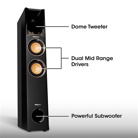 Zebronics Octave - Tower Speaker with Dolby Audio