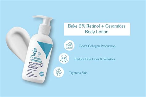 Bake 2% Retinol + Ceramides Body Lotion | Advanced Anti-Aging Care for