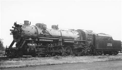 Wabash Railroad | Decatur, Illinois | Class K-5 2-8-2 #2711 steam ...