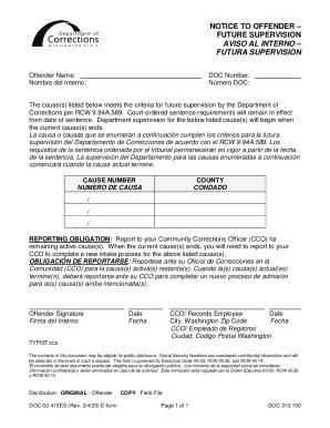 Fillable Online doc wa Form DOC02-413ES "Notice to Offender - Future ...
